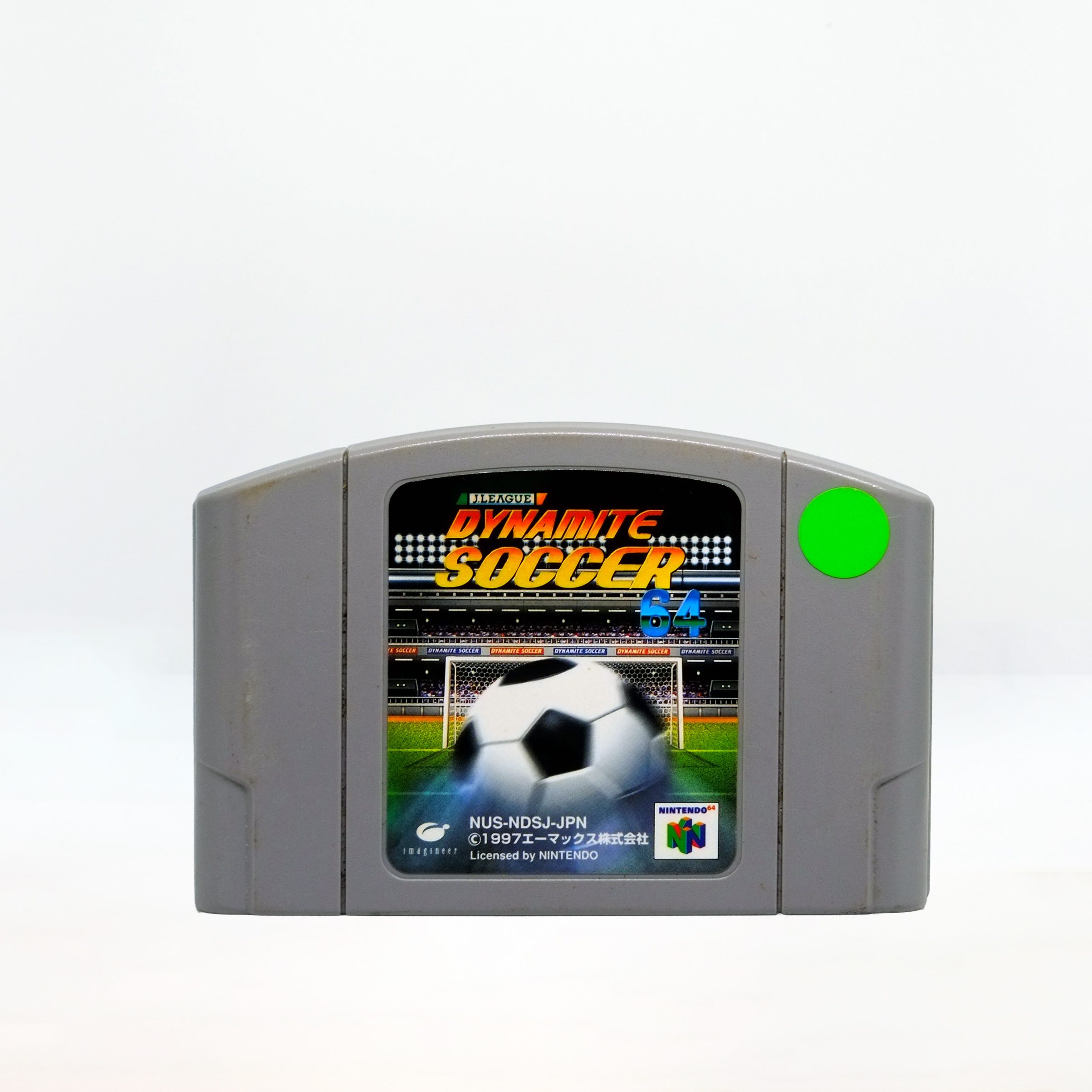 J.League Dynamite Soccer 64 (1997) – Nintendo 64 (Japanese Exclusive) – Cartridge Only