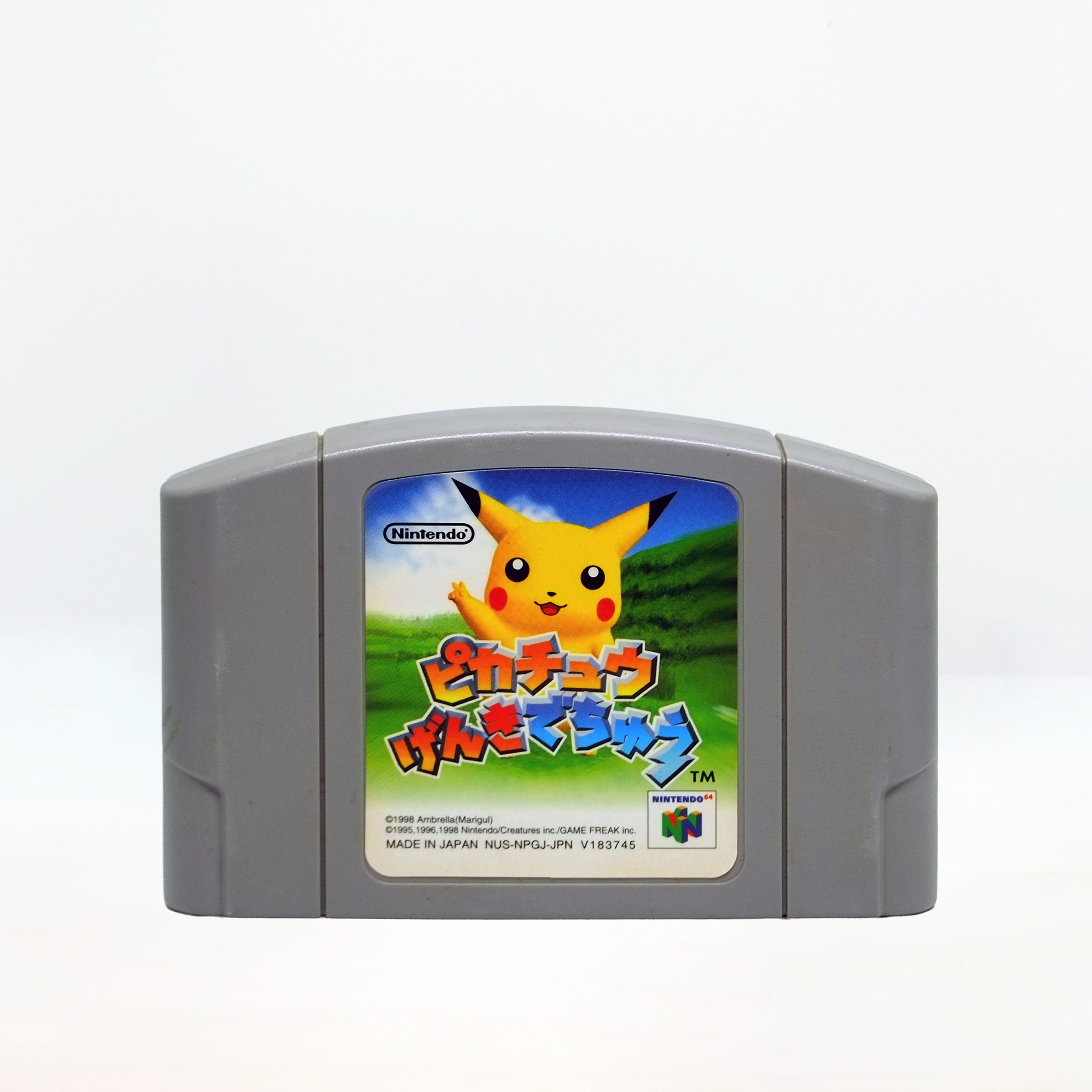 Pikachu Genki Dechu / Hey You, Pikachu! (1998) – Nintendo 64 (Japanese Version) – Cartridge Only