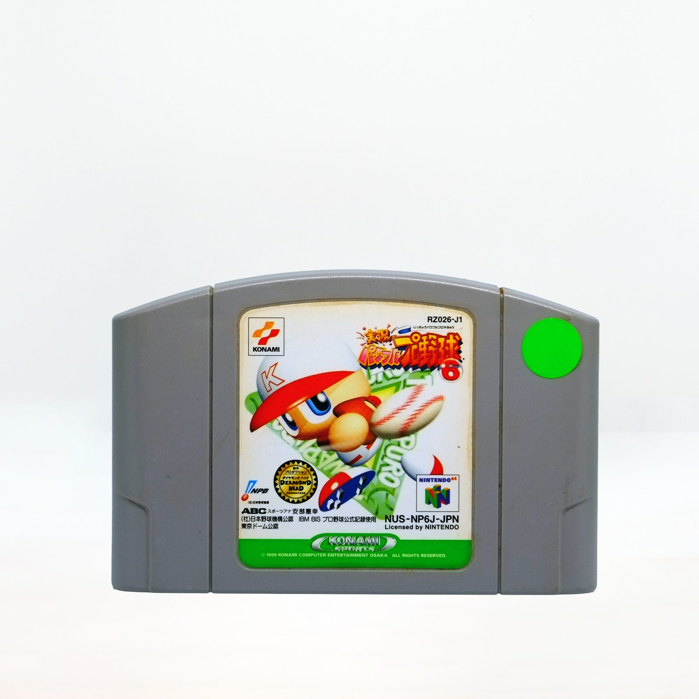 Jikkyou Powerful Pro Yakyuu 6 (1999) – Nintendo 64 (Japanese Version) – Cartridge Only