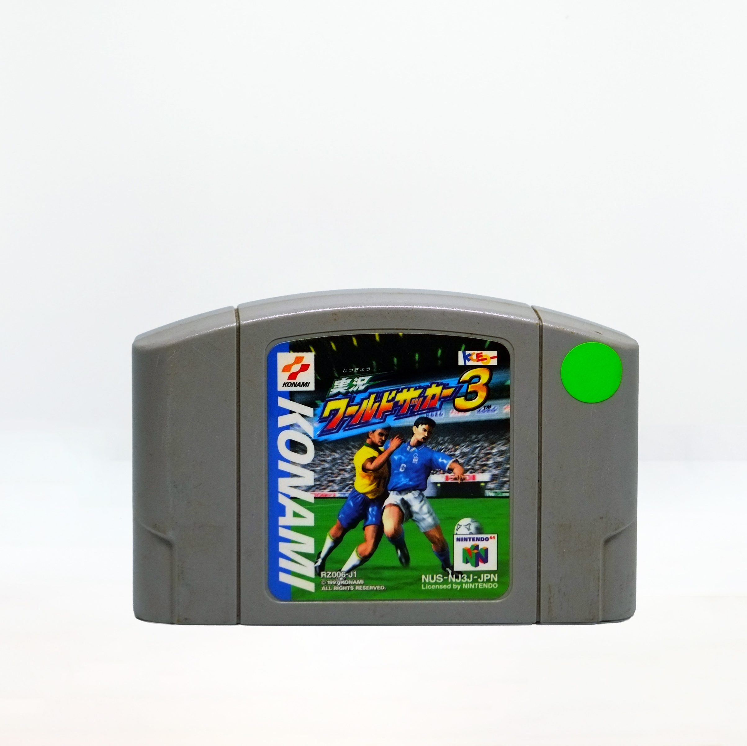 Jikkyou World Soccer 3 (1997) – Nintendo 64 (Japanese Version) – Cartridge Only